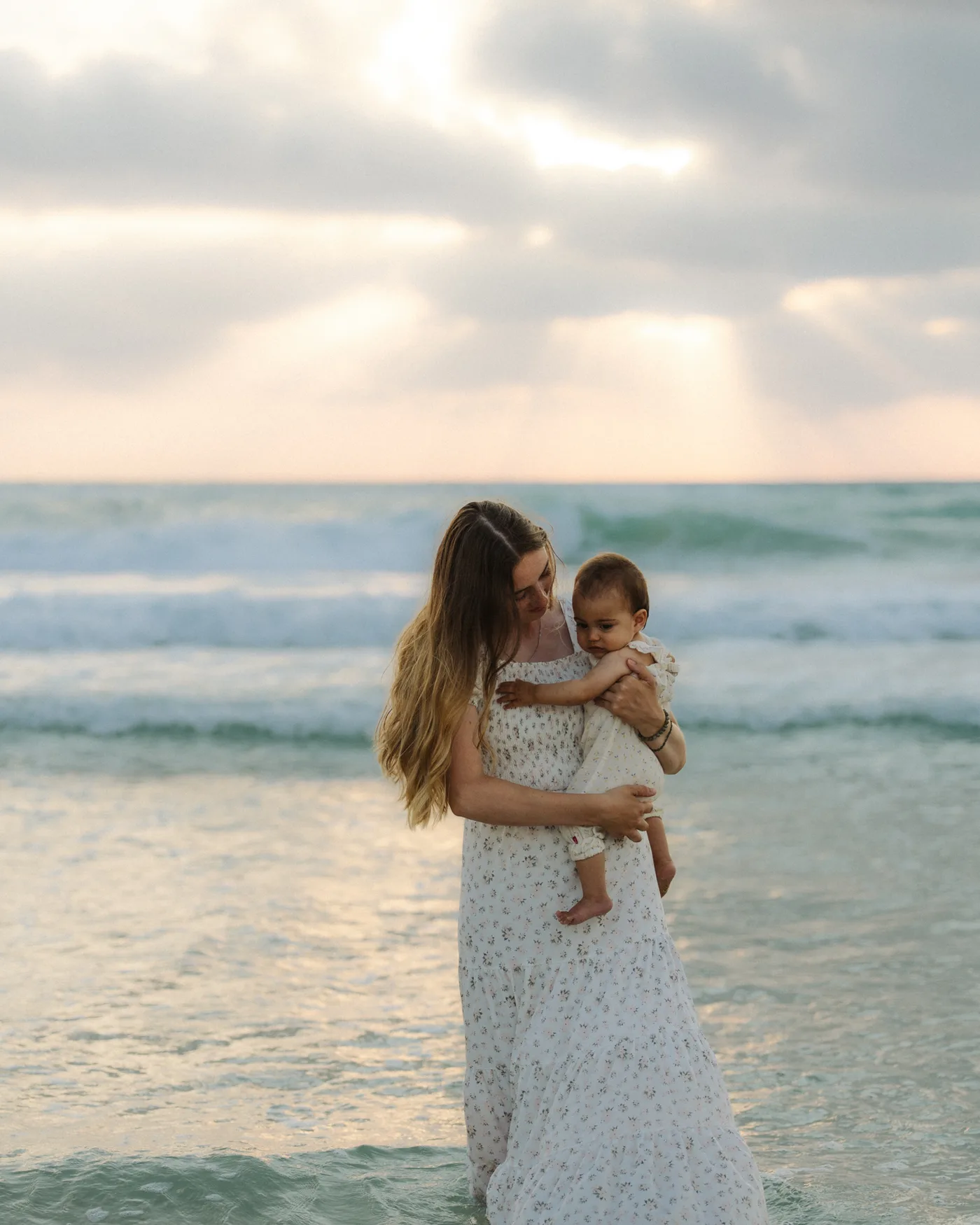 Mia and Aviv with their family